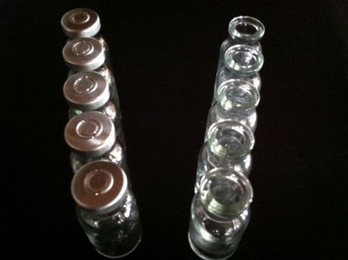 (100) Sealed Sterile 10mL Glass Serum Vials.