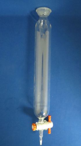 Chromatography column w/ stopcock &amp; 35/20 sj for sale
