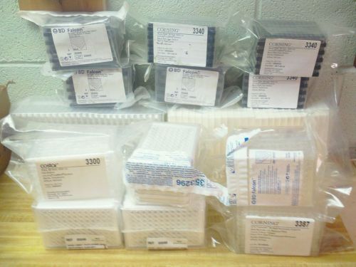 Over 100 Cell Culture Plates 96 well 65 w/ lids, 50 w/ out - Costar, BD Falcon