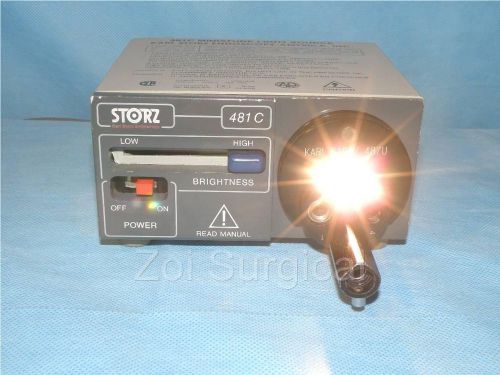 STORZ 481C Miniature Light Source, 150 watt with universal light guide turret