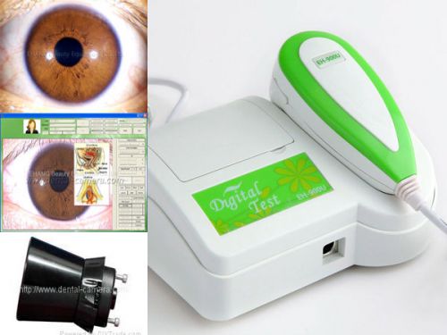 2014 CE NEW 5.0MP USB Eye Iris Iriscope camera,Iridology,Iridoscope+Pro software