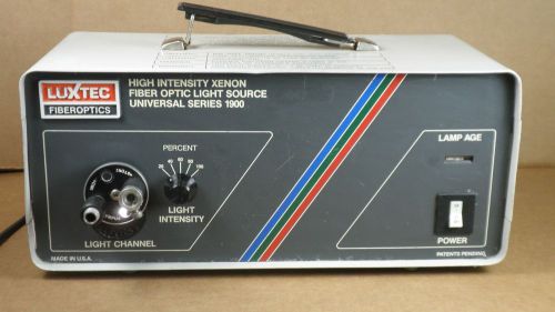 Luxtec Universal Series 1900 High Intensity Xenon Fiber Optic Light Source