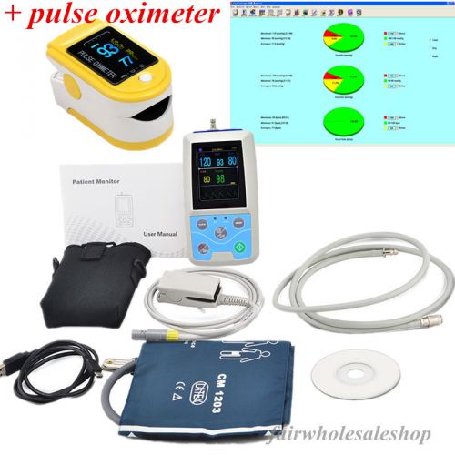 Nibp monitor 24hour ambulatory blood pressure monitor holter abpm,pulse oximeter for sale