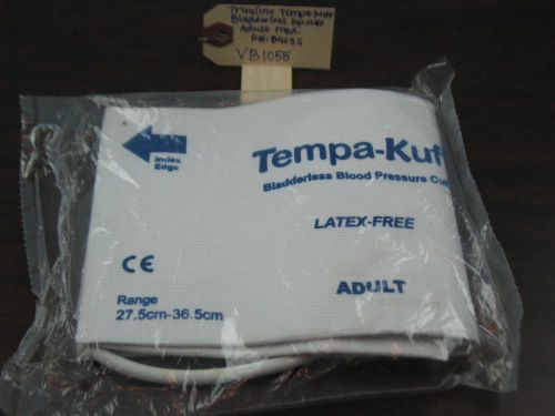 Trimline Tempa-Kuff Bladderless BP Cuff Adult Med. Single Tube Ref: 8903S