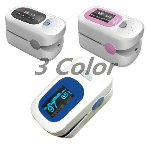 Ce 3colour oled fingertip pulse oximeter blood oxygen spo2 pr monitor for sale
