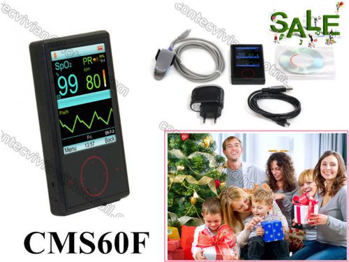 Handheld Pulse Oximeter Fingertip SpO2 PR PI oxygen monitor,CMS60F 2.8&#034;Screen