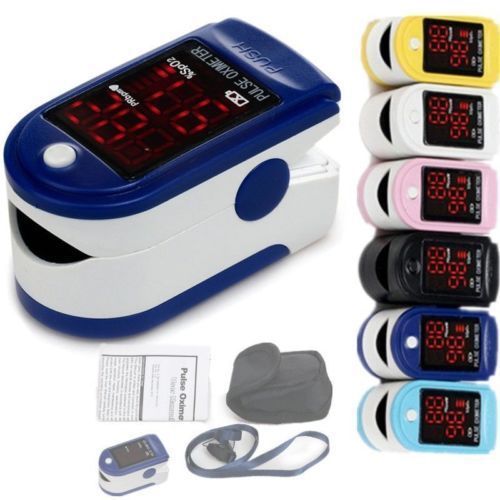 Newest ce fda led finger pulse oximeter spo2 fingertip oxygen monitor  50dl ox for sale
