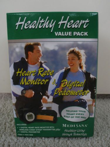 NIB Medisana Healthy Heart Value Pack Heart Rate Monitor &amp; Digital Pedometer