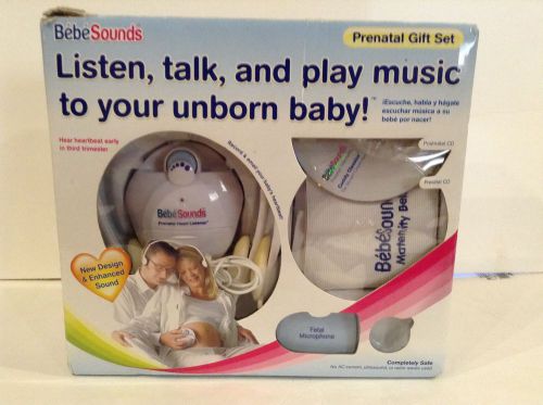 BEBE SOUNDS PRENATAL GIFT SET ABSOLUTELT MUST HAVE ITEM FOR ANY EXPECTING MOM