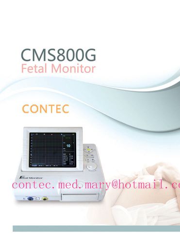 New,CONTEC CMS800G Fetal doppler Monitor FHR TOCO Fetal Movement,PROMOTION!!