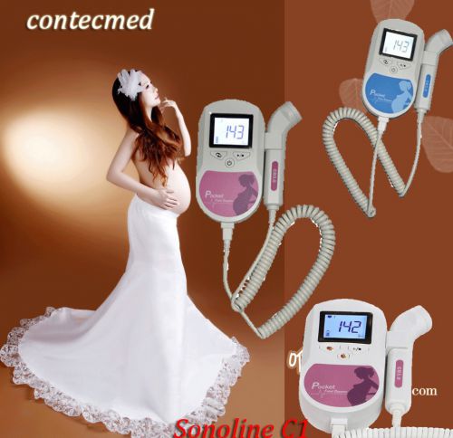 Contec ultrasound fetal doppler prenatal baby heart monitor for baby healthy for sale
