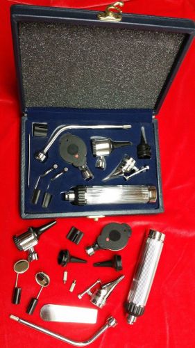 NEW Professional OPHTHALMOSCOPE / OTOSCOPE Set ENT Surgical Instruments