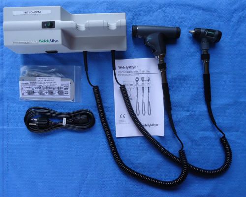 Welch allyn 76710-82m transformer/ otoscope/ ophthalmoscope- excellent condition for sale