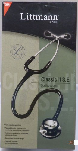 3M Littmann Classic II S.E Stethoscope,Black Colour 2201,Free World Wide Shiping