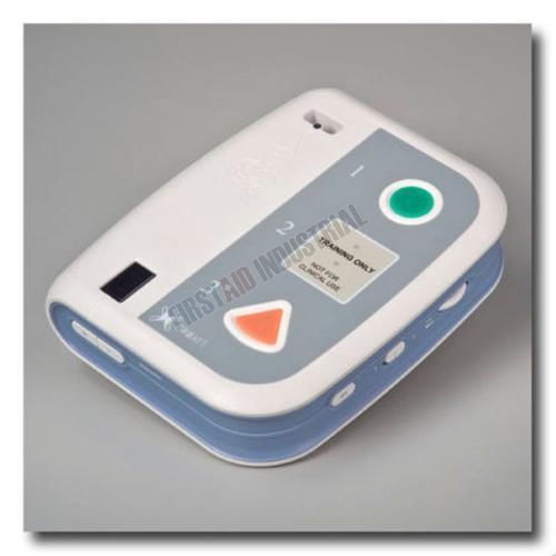 Aed practi-trainer with bi-lingual plug-in module for sale
