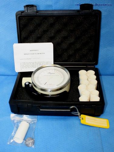 ARMSTRONG nSpire Wright Peak Flow Meter w/ Case Spare Filter Mouthpieces PF 286