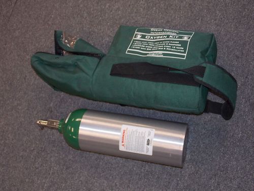 Ocean medical international oxygen kit w/cylinder maskx cannula for sale