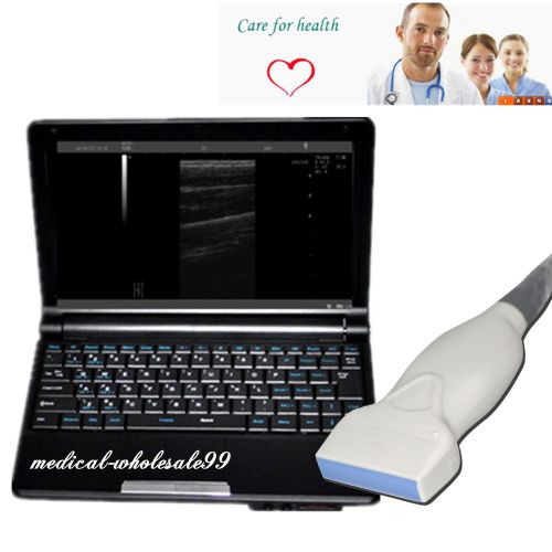 CE 10.1&#034;Digital Laptop Ultrasound Scanner+7.5 High Linear probe+Free+3D Software