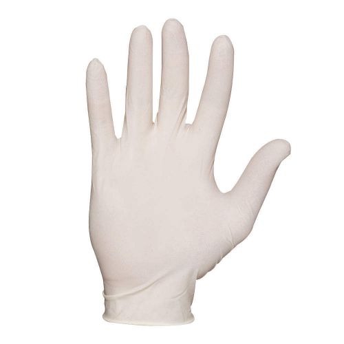 Disposable Gloves, Latex, S, Natural, PK100 L491
