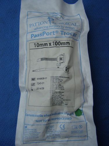 1-PATTON SURGICAL PassPort Trocar Ref: 10100CS-11 (10mm x 100mm)