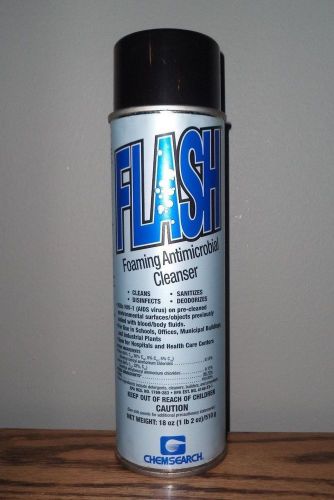 CHEMSEARCH FOAMING ANTIMICROBIAL CLEANSER 18OZ. SPRAY / KILLS HIV-AIDS VIRUS
