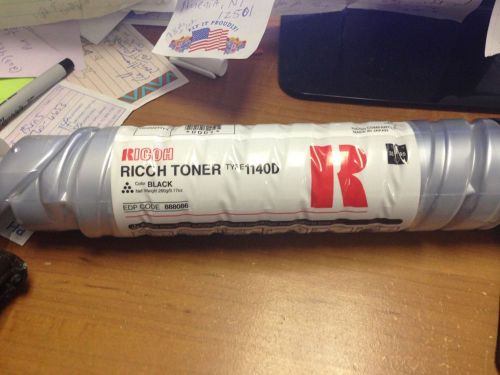 New Genuine Ricoh Toner Type 1140D Black