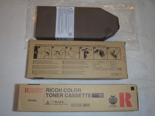 Lot of 3 New Genuine Ricoh Type R1 Toner Cartridge (888340)-Black Free Shippinp!