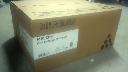 Ricoh 406683 Type 5200HA OEM Toner Cartridge: Black Yields 25,000 Pages SP 5200