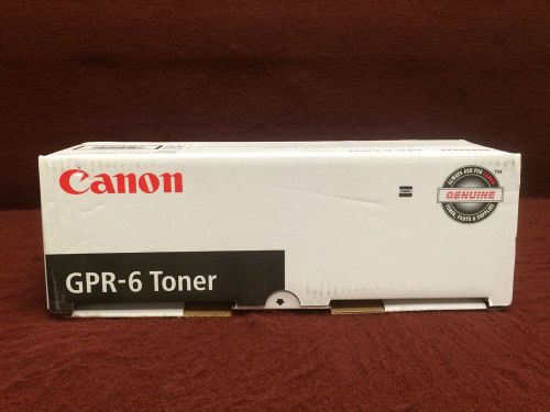 New **genuine** canon gpr-6 black toner cartridge 6647a003aa oem for sale