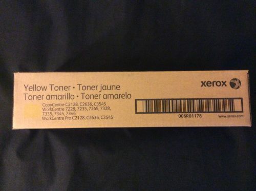 Xerox Toner Cartridge New Sealed (Yellow) 006R001178