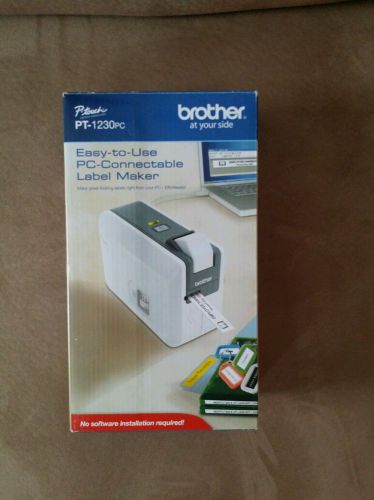 NEW IN A BOX BROTHER LABEL MAKER P -TOUCH PT - 1230 PC - CONNECTABLE. PRICE $50