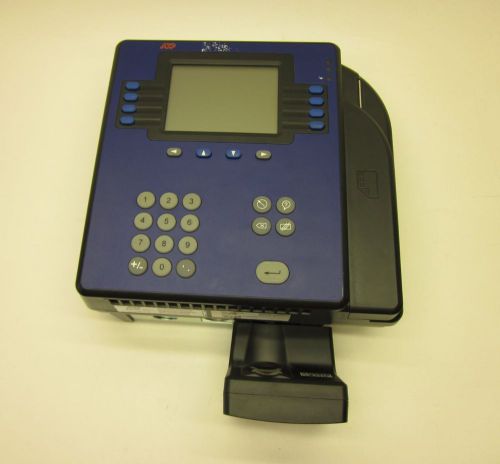 Adp 4500 biometric ethernet time clock 8602800-801 s/n 2641 kronos for sale