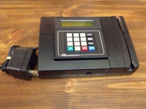 Acroprint time tracking/data collection terminal for sale
