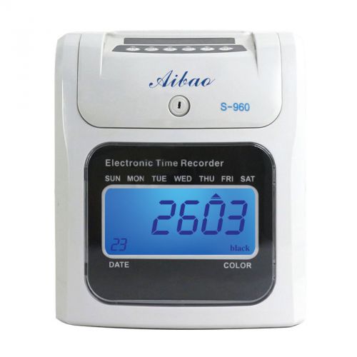 Attendance machine for office---electronic time recorder time clock-s-960 for sale