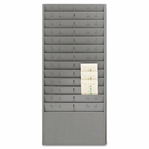 Steelmaster steel time card rack with dividers, 6&#034; pockets (mmf27012jtrgy) for sale