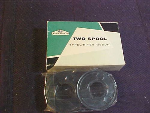 NIB-Carter&#039;s 2 Spool Black Medium Typewriter Ribbon-No. 27-Free Shipping-NR