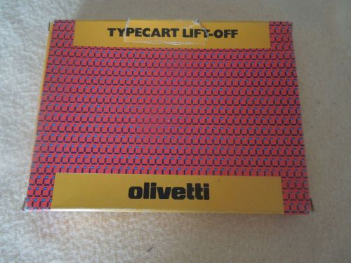 OLIVETTI TYPECART/ETCART  LIFT OFF  CORRECTABLE RIBBONS