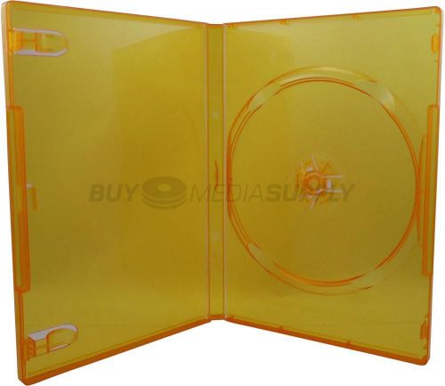 14mm standard clear orange 1 disc dvd case - 200 pack for sale