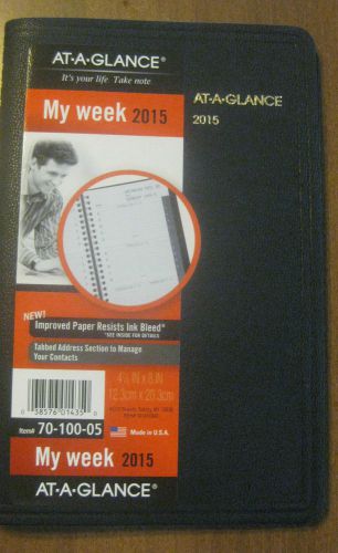 At-A-Glance 2015 Weekly Appointment Book #7010005 4 7/8&#034; x 8&#034;