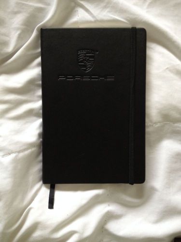 Porsche black journal notebook office supply