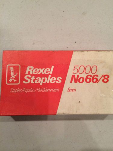 Rexel Staples 5000 No. 66/8  8mm... 665-5/16&#034;