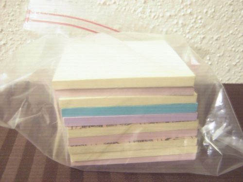 Post-It Notes, Assorted Colors, 10 pads, GREAT DEAL!