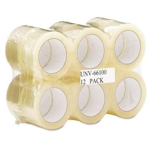 Universal office products 66100 box sealing tape, 2&#034; x 110 yards, 3&#034; core, for sale