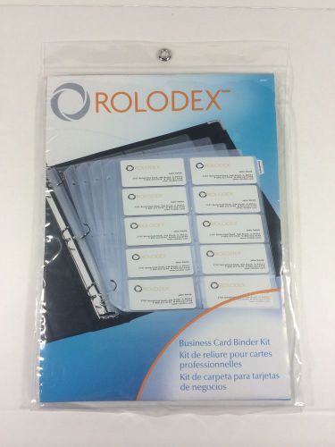 Rolodex Business Card Binder Kit (PS67696) New sealed