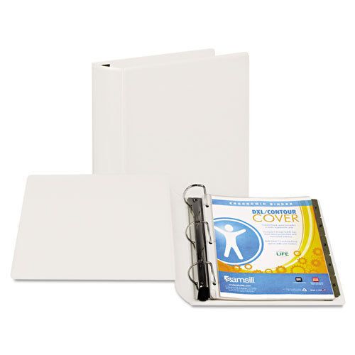 Top Performance DXL Angle-D View Binder, 2&#034; Capacity, White