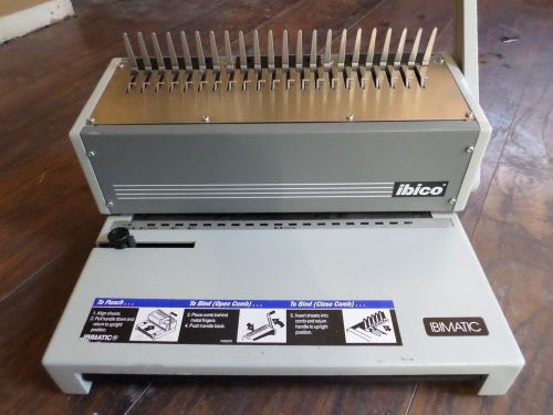 IBICO IBIMATIC Manual Comb Binding Machine