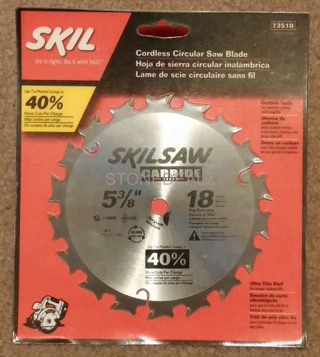 Skil 5-3/8&#034; 18t carbide tooth circular saw blade #73518 for sale