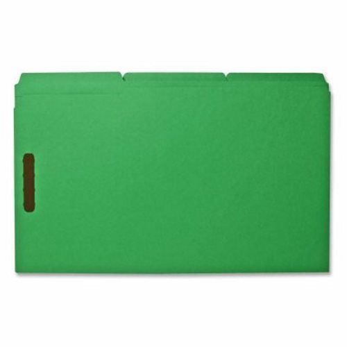 Sparco Fastener Folders,w/ 2-Ply Tab,1/3 Ast Tab,50/BX,Lgl,Green (SPRSP17220)