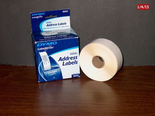Dymo Labelwriter 30252 White Address Labels 1 Roll 350 Labels per Roll