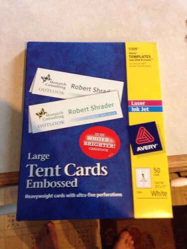Avery 5309  3.5 X 11 Tent Cards